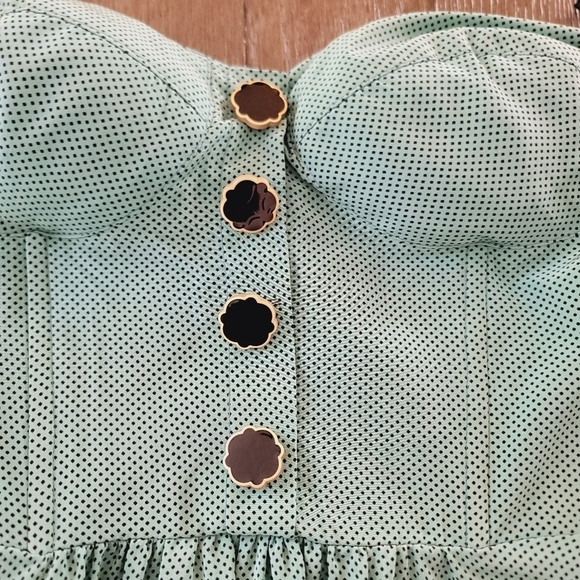 Corey Lynn Calter Polka Dot Silk Dress 8 - Picture 7 of 13